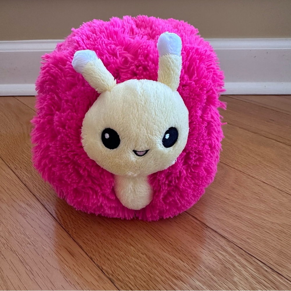 Squishable Pink and Yellow Snail Plush